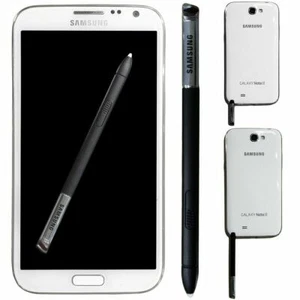 2 Pack Genuine Samsung Galaxy Note 2 II OEM S Pen Stylus Replacement Black White - Picture 1 of 5