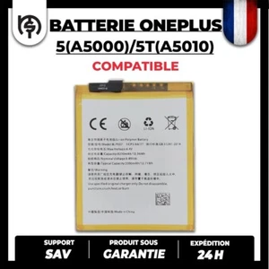 BATTERIE NEUF COMPATIBLE POUR ONEPLUS 5 (A5000) / 5T (A5010) + BLP637 - Photo 1 sur 1