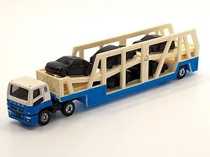 Takara Tomy Long Type Tomica No.131 Mitsubishi Fuso Super Great Car Carrier - Picture 1 of 10