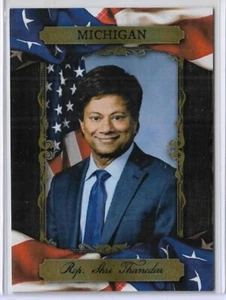 2023 2024 Fascinante Congreso Shri Thanedar Foil Refractor Tarjeta #311 ~ Decisión - Imagen 1 de 2