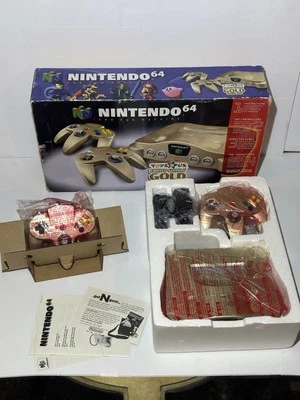 Nintendo 64 Toys R Us Limited Edition Gold Console WITH BOX, Authentic, Tested - Bild 1 von 4