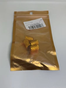 Tire Stem Valve Caps For Chevrolet 4 Piece Yellowish/orangeish Caps Brand New - Picture 1 of 3