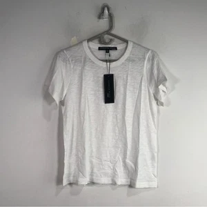 Veronica Beard Lara Crew Neck T-Shirt, Women's Size M - White - Picture 1 of 9