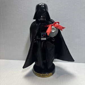 Star Wars Darth Vader con Morte Nera Schiaccianoci di Natale 10" - Lucas Film - Foto 1 di 13