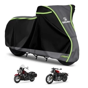 QUNSUNUS Motorcycle Cover for Harley Davidson for Harley Cruiser Models black - Picture 1 of 8