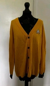 NEU SELTEN Star Trek Loot Crate Exclusive Yellow DATA Cardigan XXXL 3XL - Bild 1 von 5