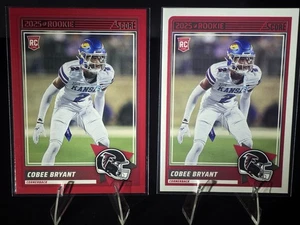 2025 Score - Cobee Bryant #65 (RC) Red Parallel and Base (RC) 2 CARD LOT Falcons - Bild 1 von 2