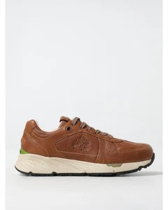 Premiata Maze Sneakers Leather Casual Men Brown - Foto 1 di 4