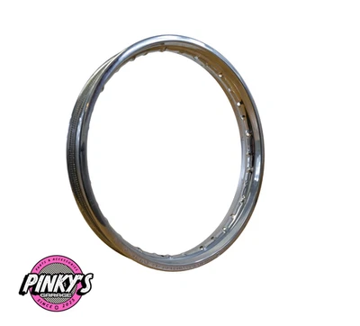 Estoque usado OEM 02-26 Kawasaki KLX 110 14 polegadas aro dianteiro - Imagem 1 de 4