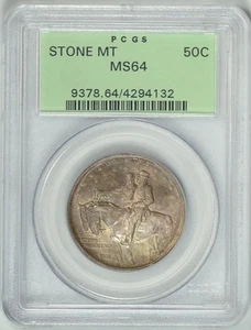 1925  STONE MOUNTAIN  50c  PCGS MS64  Commemorative  ~  OGH  ~ #4294132 - Picture 1 of 4