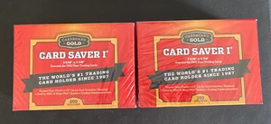400 Card Saver 1 Soporte Semirrígido Cartón Dorado PSA BGS SGC TOTALMENTE NUEVO - Imagen 1 de 3