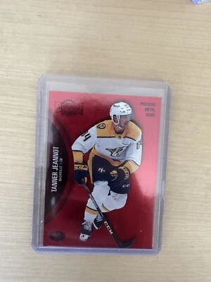 2021-22 Skybox Metal Universe Rookies PMG Red /100 Tanner Jeannot #172 Rookie RC - Image 1 of 2