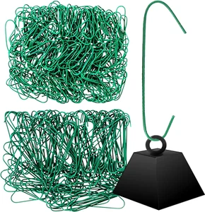 Ganchos para adornos de árbol de Navidad verde de alta resistencia, 450 unidades para colgar Hea más grande - Imagen 1 de 12