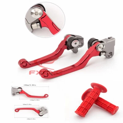 For Honda CRF150R 2007-2017 2018 Motorcycle Pivot Brake Clutch Levers and Grips - Image 1 of 4