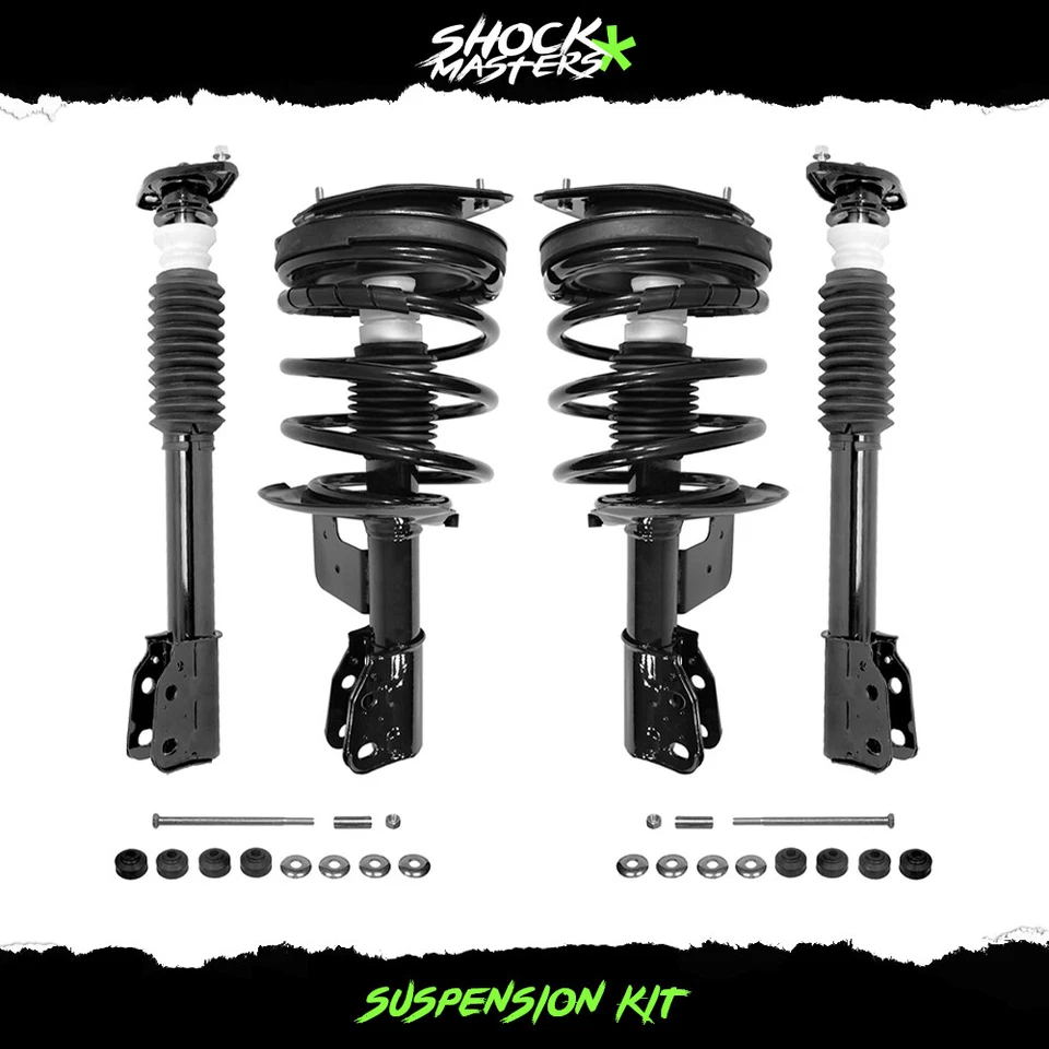 Front Complete Struts with Links Rear Shocks for 1987-1990 Pontiac Bonneville - Image 1 of 1