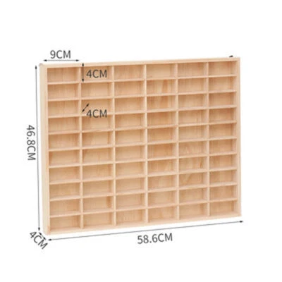 Деревянная витрина для моделей автомобилей настенная витрина полка для хранения моделей спичечных коробок игрушек - Изображение 1 из 4