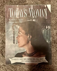 Vintage Todays Woman Magazine February 1947 - Picture 1 of 3