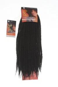SENSATIONNEL SOFT N SILKY AFRO NATURAL HAIR KINKY/TWISTS/BRAID/MARLEY 24 INCH - Picture 1 of 2