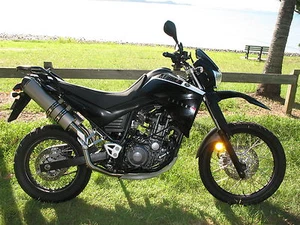 Yamaha XT660R XT660X 2004 - Auf Titan Oval - Carbon Out ROAD LEGAL/RACE Auspuff - Bild 1 von 6