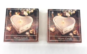 (2) Lote de recambios de velas perfumadas con corazón Longaberger vintage NOS #74721 en cajas - Imagen 1 de 10