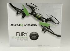 *Sky Viper Fury Stunt Drone One Touch Stunts Surface Scan w. Remote Controller 