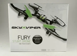 *Sky Viper Fury Stunt Drone One Touch Stunts Surface Scan w. Remote Controller - Picture 1 of 3