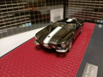 Matrix 1/43 Chevrolet Corvair Super Spyder XP785 Concept 1962 Black Model Car - Image 1 of 4
