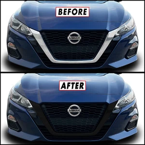 Superposición cromada Delete Blackout para Nissan Altima 2019-22 borde de parrilla delantera - Imagen 1 de 7