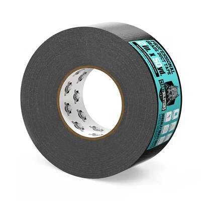 Black Duct Tape Heavy Duty, 2 Inches x 50 Yards Per Roll, Waterproof Outdoor - Image 1 of 4