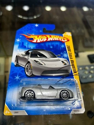 Hot Wheels 2008 New Models Tesla Roadster Silver #26 - Image 1 of 4