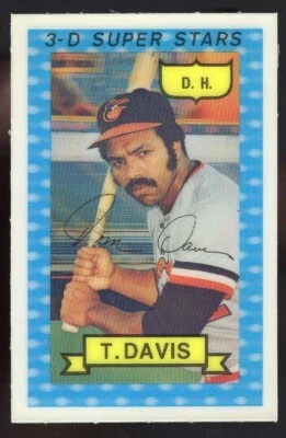 1974 NM-MT KELLOGGS BASEBALL CARD TOMMY DAVIS BALTIMORE ORIOLES $1.88 shipping - Image 1 of 2