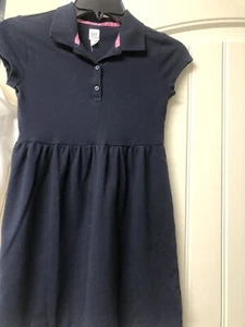 Gap Uniform Short Sleeve Polo Navy Dress Sz M (8) - Picture 1 of 3