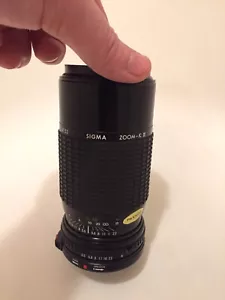Sigma Zoom K III 1:3.5 ~ 4.5 f = 75 ~ 210 mm obiettivo fotocamera multistrato spedizione gratuita - Foto 1 di 6