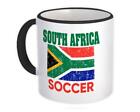 Gift Mug : South Africa Flag Soccer Football Team African Country