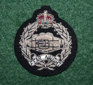 The Royal Tank Regiment Officer's Wire Embroidered Beret badge - Afbeelding 1 van 2