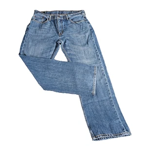 Levis 559 Men's 38x34 (38x33in) Mid Rise Blue Denim Relaxed Straight Fit Jeans - Picture 1 of 10