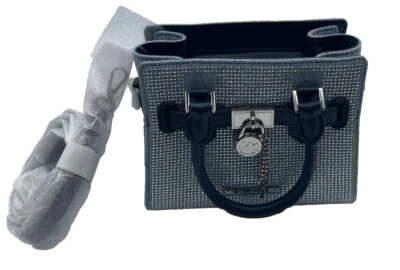 Nuevo Con Etiquetas Michael Kors Hamilton Extra-Pequeño Cartera Bandolera Bolso de Mano Lt Denim Foto 1 de 4