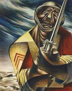 Soldier : Charles White : 1944 : Archival Quality Art Print 13x19 - Picture 1 of 2