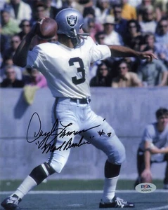 Daryle Lamonica Mad Bambi Raiders signed Autogramm 8 x 10 Foto PSA DNA *72 - Bild 1 von 1