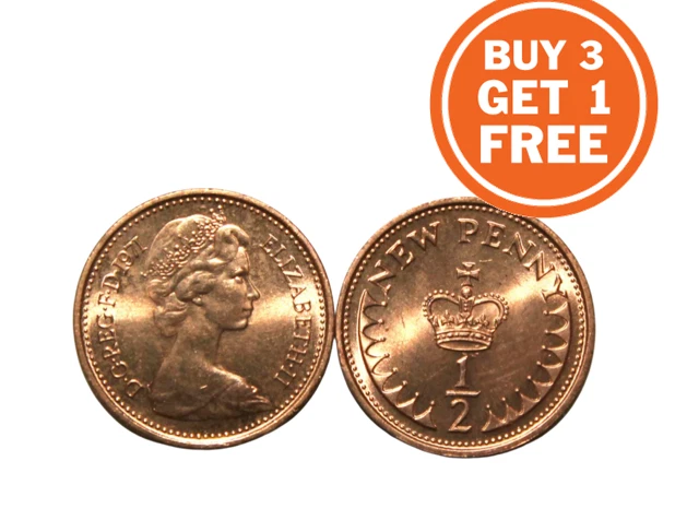 1971 - 1983 ELIZABETH II DECIMAL HALF PENNY - CHOOSE YOUR DATE - Image 1 of 1