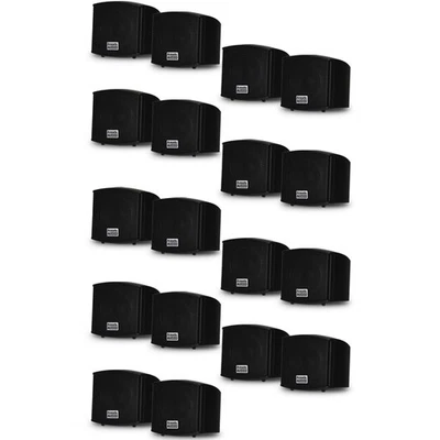 Altavoces negros de montaje interior Acoustic Audio AA321B 3600 W paquete de 9 pares AA321B-9Pr Foto 1 de 4