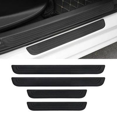 For Hyundai Universal Anti-Scratch Rubber Truck Door Sill Plate Protector Cover - Image 1 of 4