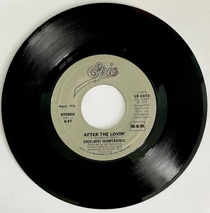 ENGELBERT HUMPERDINCK~ After The Lovin Reissue 1976 45 RPM 7" SINGLE Mint - Picture 1 of 2