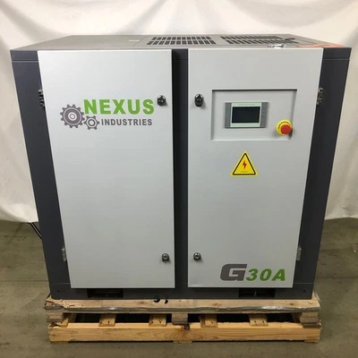 NEXUS INDUSTRIES 97CFM Rotary Screw Air Compressor 30HP 116PSI** - Image 1 of 4
