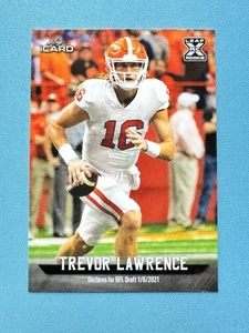 Tarjeta de fútbol americano de novato Leaf iCard XRC 2021 Trevor Lawrence #LI-16 - Imagen 1 de 2