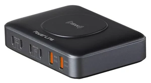 100W, 7-Port (4X USB C, 2X USB A, Wireless Charging pad) Desktop Charging Sta... - Picture 1 of 3