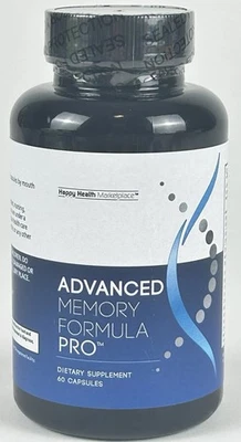 高级记忆配方脑增强记忆聚焦大脑和记忆支持 60 克拉 — 第 1/3 张图片