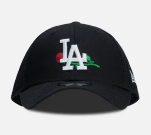 New Era LA Dodgers Rose 9Forty Cap OSFM Adjustable Mütze Schwarz - Bild 1 von 8