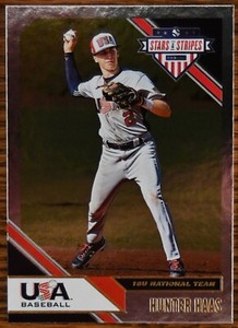 2020 USA Baseball Stars and Stripes #36 Hunter Haas