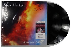 SIGNED GENESIS STEVE HACKETT AUTOGRAPHED 12" SURRENDER SILENCE LP JSA # AB85242 - Picture 1 of 5